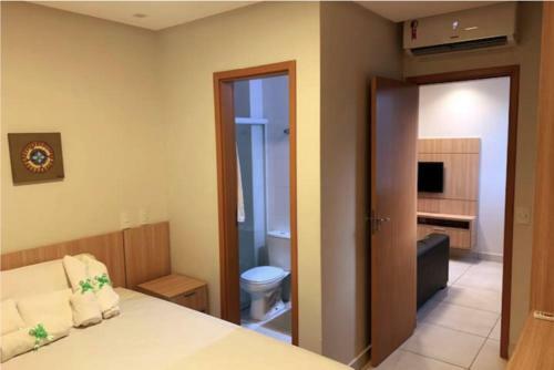 Apartamento Tipo Flat Para Temporada Em Caldas Novas Com Cozinha Completa