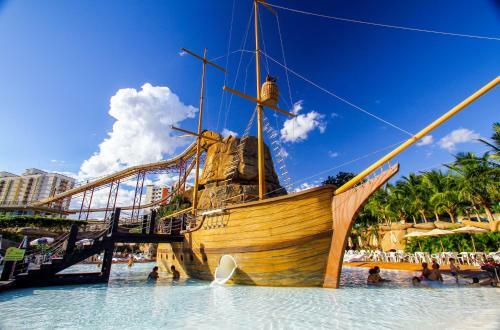 Apartamento Diroma Fiori Com Um Dia No Acqua Park, Splash E Slide