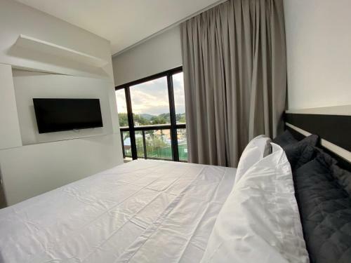 Apartamento Loft No Centro Com Smart Tv, Ar E Cozinha