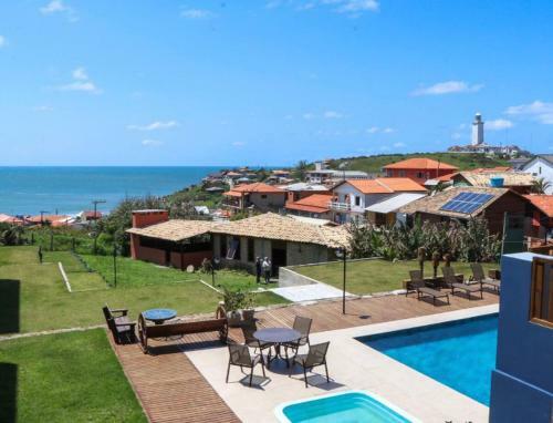 Apartamento Loft 207 Com Vista Para A Piscina E Farol