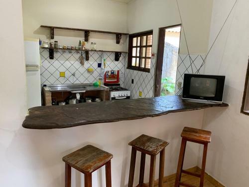Casa Grande Equipada Para Seis Pessoas.