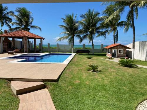 Ampla Casa Na Beira Mar De Maragogi