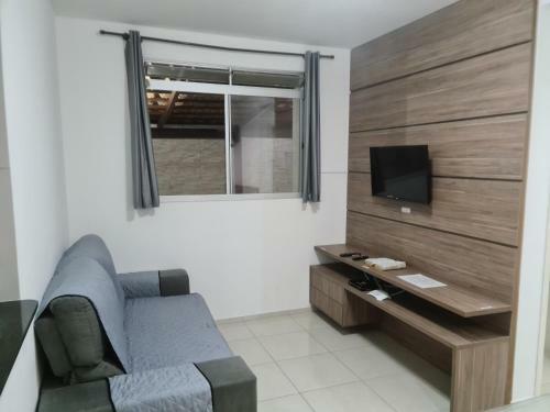 Apartamento T�rreo Com Varanda E Mobiliado