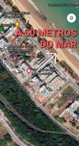 Apartamento Flat Azul Milore Em Cabo Branco