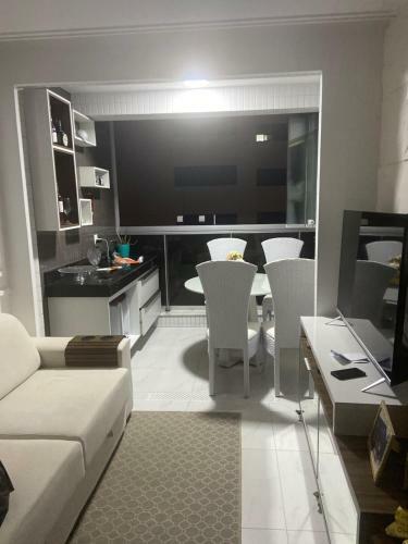 Apartamento Flat Moderno E Confort�vel 5min Da Praia Com Piscina Aquecida Na Coberto