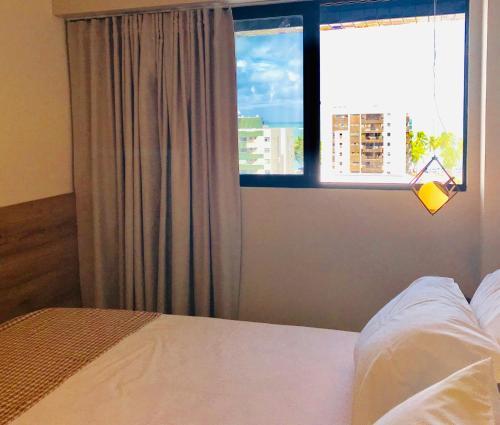 Apartamento Luxo 710-quarto E Sala Com Varanda De Frente Mar