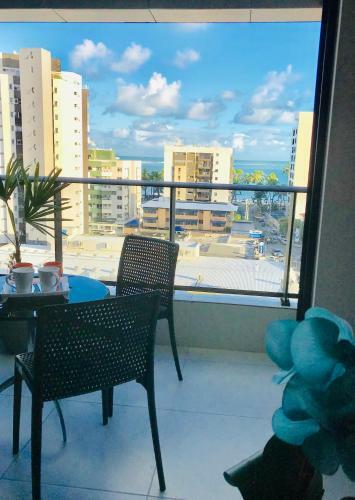 Apartamento Luxo 710-quarto E Sala Com Varanda De Frente Mar