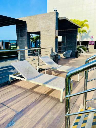 Apart-hotel A 300m Da Praia E Com Vista Espetacular Do Mar