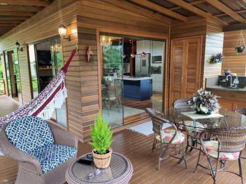 Casa De Campo Nova, Com Lareira E Piscina