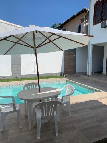 Casa Na Praia C/ Churrasqueira E Piscina.