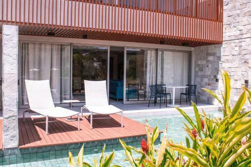 Apartamento Qavi - Flat Luxo Com Piscina Privativa Na Rua Principal
