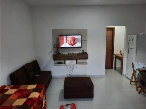 Apartamento Flat Mobiliado, 700m Da Praia