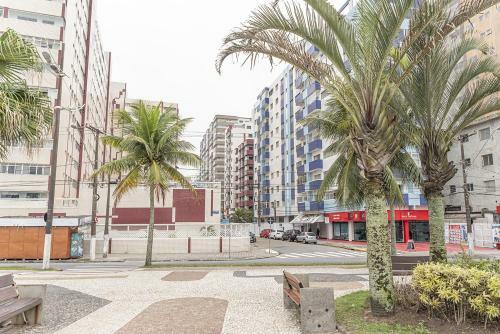 Apartamento Apto Com Wi-fi E Vista Do Mar Da Praia Grande-sp