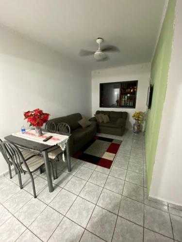 Apartamento Ap Vila Guilhermina Com Quintal (praia Grande)