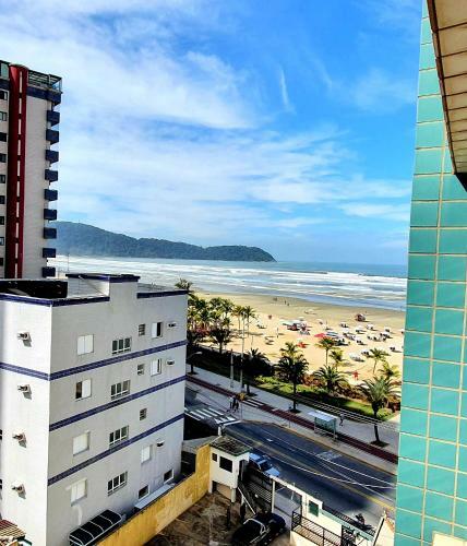 Apartamento Praia Grande Na Guilhermina Com Vista Mar