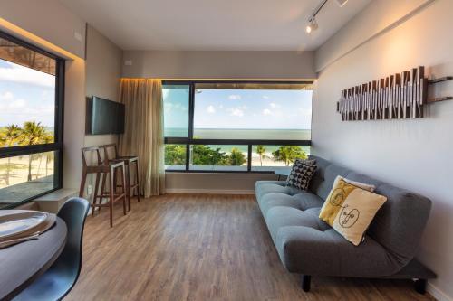 Apartamento Av Boa Viagem. Flat Com Vista Perfeita Para O Mar.