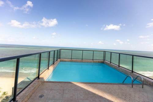 Apartamento Av Boa Viagem. Flat Com Vista Perfeita Para O Mar.