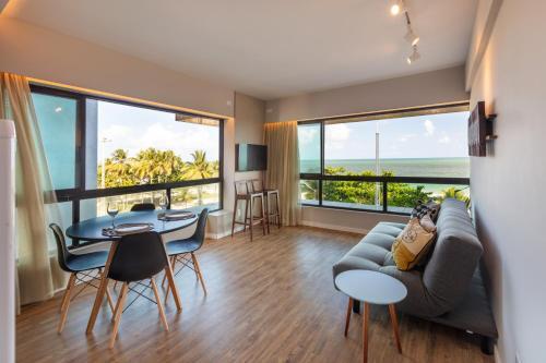 Apartamento Av Boa Viagem. Flat Com Vista Perfeita Para O Mar.