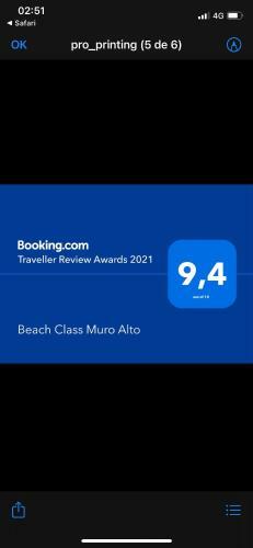 Apartamento Beach Class Muro Alto
