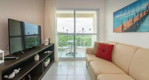 Apartamento Flat 2 Qtd de Luxo Em Porto de Galinha