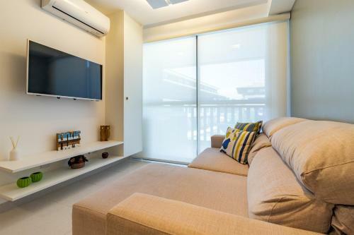 Apartamento Cupe Beach Lving Apt Frente Piscina 3 Quartos