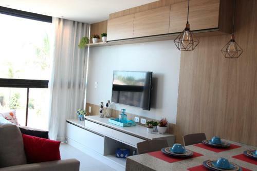 Apartamento Flat Vila Margot ( Ap Alto Padr�o ) 80m Do Mar