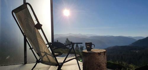 Tiny Mountain Cabin With A Panoramic View