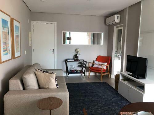 Apartamento Estanconfor Santos Com Vista Mar
