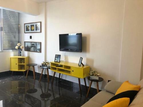 Apartamento Em Santos Vista Mar