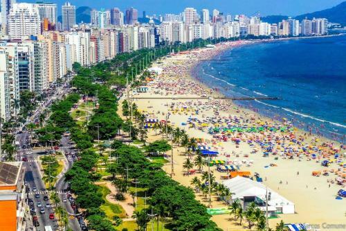 Apartamento Wi-fi Gonzaga Vista 60m Mar