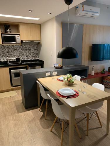 Apartamento Flat Decorado E Equipado - Caminho Das �rvores
