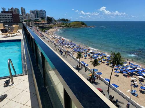 Apartamento Aconchegante Flat Beira Mar Praia Farol Da Barra