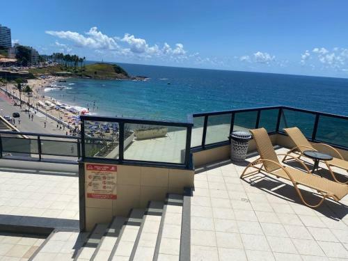 Apartamento Aconchegante Flat Beira Mar Praia Farol Da Barra