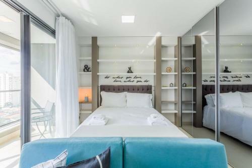 Apartamento Bhomy Brooklin Moderno E Com Vista Linda Gb132b