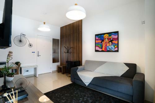 Apartamento Linda Vista Do Centro De S�o Paulo Com Garagem E Internet 50mb