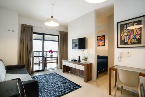 Apartamento Linda Vista Do Centro De S�o Paulo Com Garagem E Internet 50mb