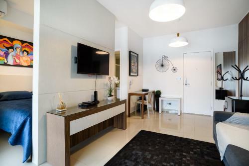 Apartamento Linda Vista Do Centro De S�o Paulo Com Garagem E Internet 50mb