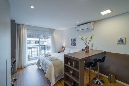 Apartamento Bhomy Bela Vista Com Cozinha Completa Apm1603