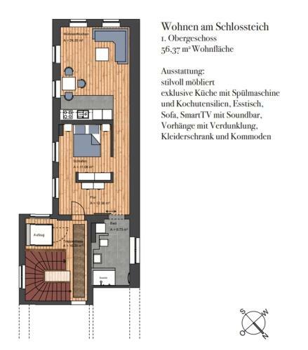 Apartamento Wohnen Am Schlossplatz Oldenburg