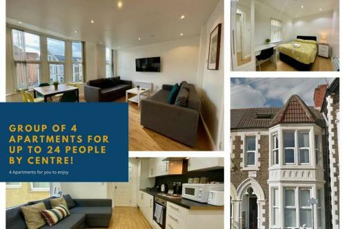Group Of 4 Apartments For Up To 24 Guests
