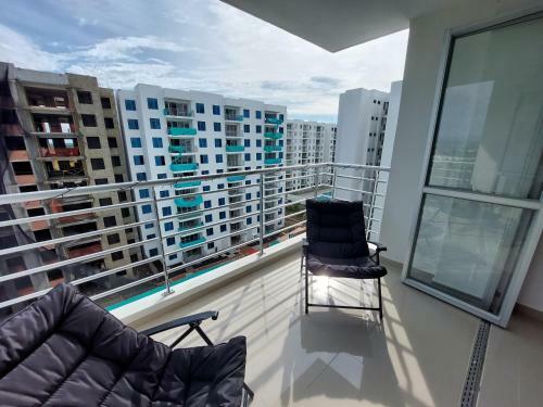 Apartamento Piso 8 Vista A Piscina Aqualina Orange
