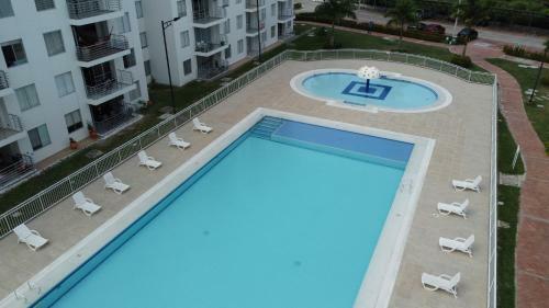 Apartamento Piso 8 Vista A Piscina Aqualina Orange