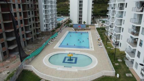 Apartamento Piso 8 Vista A Piscina Aqualina Orange