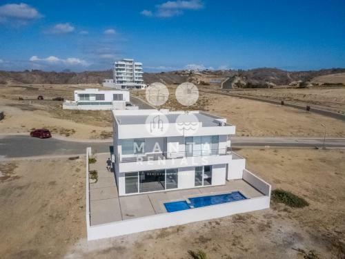 Modern Oceanfront Home With Pool In Playa Alta, Santa Marianita
