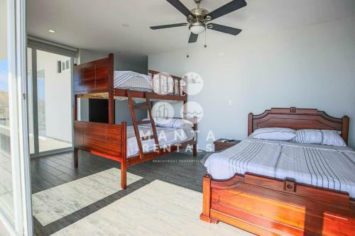 Modern Oceanfront Home With Pool In Playa Alta, Santa Marianita