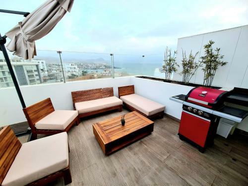 Apartamento Triplex Con Piscina En Ocean Reef - San Bartolo