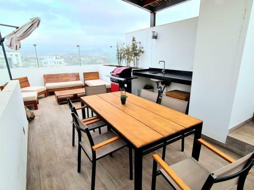 Apartamento Triplex Con Piscina En Ocean Reef - San Bartolo