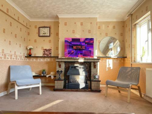 Apartamento 3 Bed Duplex Flat, Free Wifi & Netflix, Ideal For Contractors
