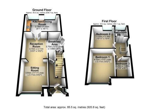 3-bedroom House