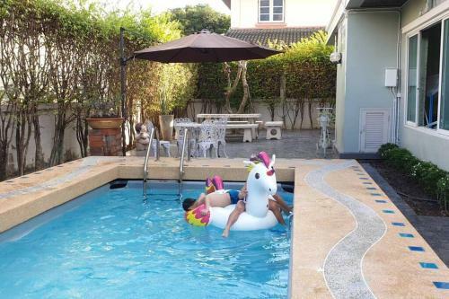 Private Pool Villa Beach Washmachine @rayong????